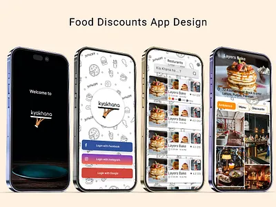 User-Friendly Food Discount App Design figma ios ui user experience user interface ux xd