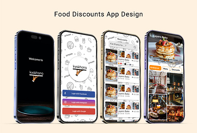 User-Friendly Food Discount App Design figma ios ui user experience user interface ux xd