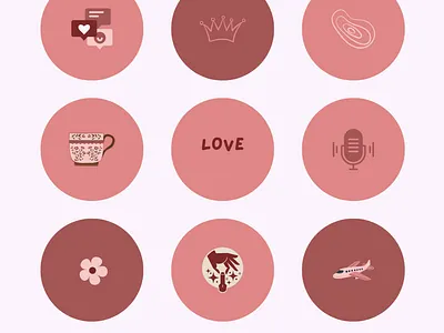 Instagram highlight cover branding design graphic design highlight cover instagram instagram cover logo motion graphics