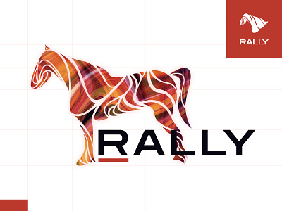 Rally acryclic horse concept 2024 acrylic branding design desktop graphic design horse illustration logo minimal modern new orange popular rally red ui uidesign web