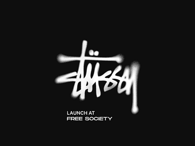 Stussy Launch Campaign design fashion graphic design illustration social media