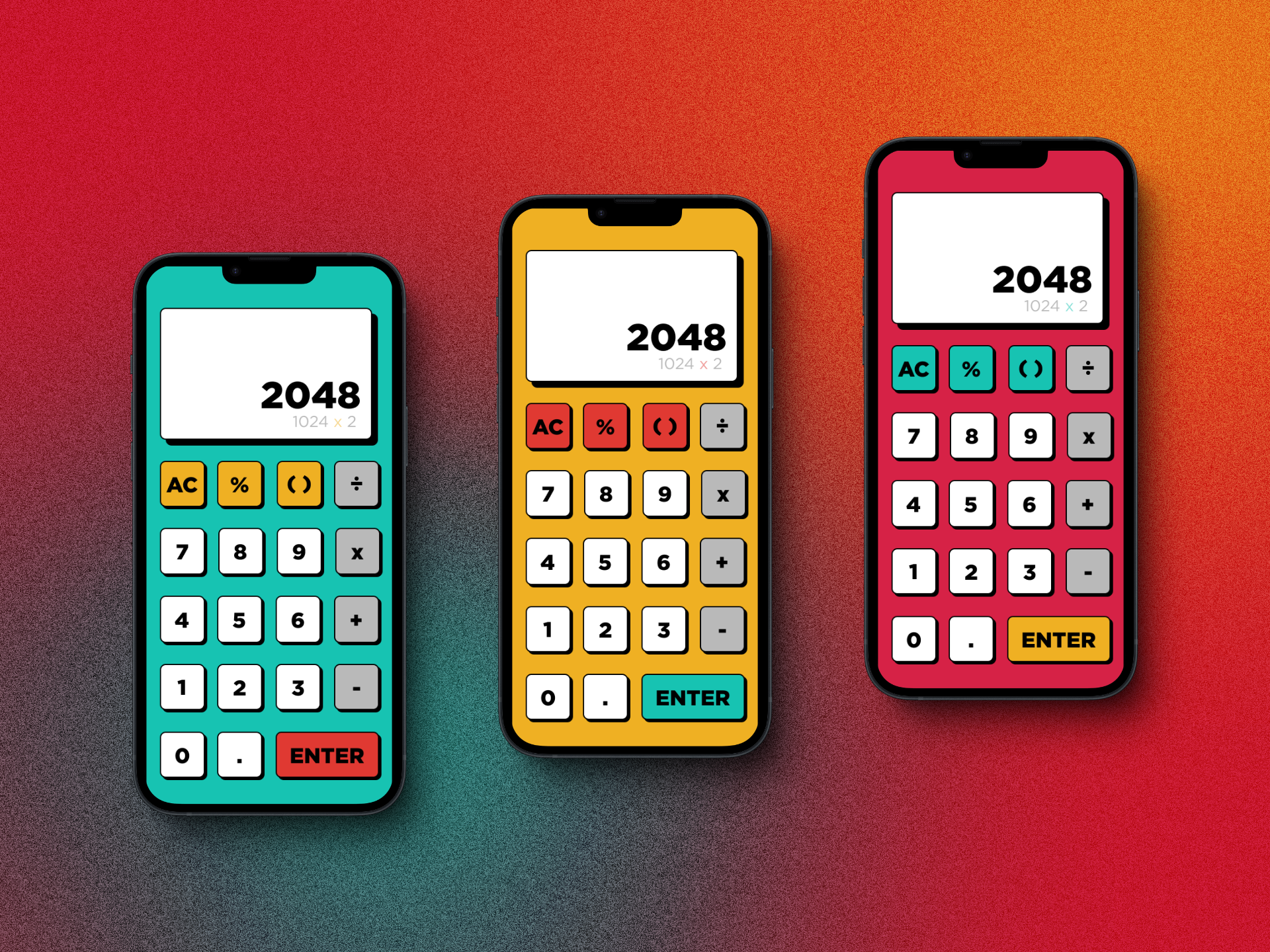 004 | Calculation app app design calculation calculator dailyui design mobile design mobile graphics mobile ui product design ui ux