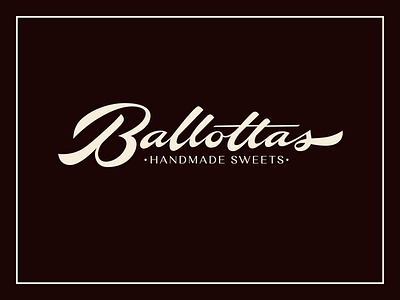 Ballottas art branding calligraphy classy custom elegant lettering logo logodesign logomaker logotype luxury packaging premium script signature sophisticated type typography unique