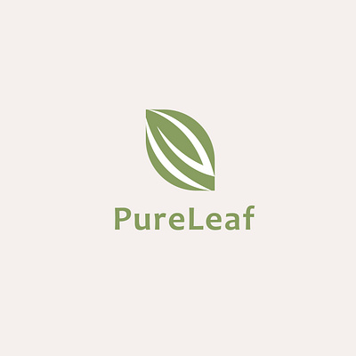 PureLeaf Juices logo branding createspac design graphic design illustration letter logo logo logo design minimal logo ui