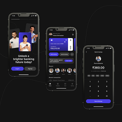 Finance Mobile App Concept app app design finance finance app graphic design ui ui design ui ux design ux design