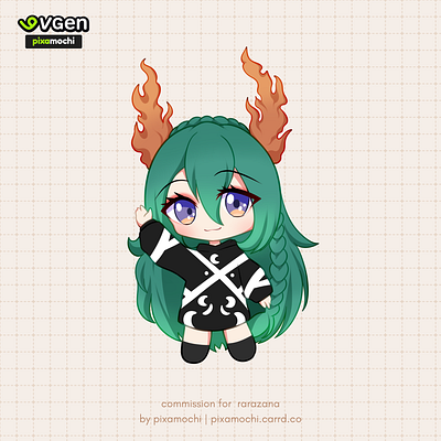 Cute Chibi Commission cute style