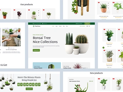 Plant Shop Landing Page garden services website garden website hero house plant shop website landing page pixelnaiem plant plant e commerce website plant landing page plant selling website plant shop landing page plant website plant website design planting tree selling website ui ui design ux web design website