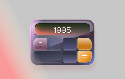 UI Challenge: Calculator 3d calculator icon illustration ui ui challenge