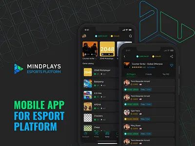 Mobile App for Esport Platform appdesign ctypto token esport esport ui esportdesign gamefi token mobile design mobileapp ui uiux ux web design