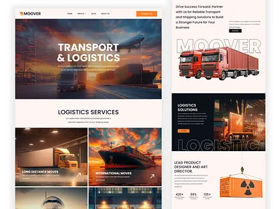 Smart Logistics Landing Page Website Design - UIUX 🌐 branding cargo management web ui cargo web ux design cargo website design courier web design figma logistics design freight cargo website ux global logistics web solutions logistics web solutions mobile app design shipment web design shipment website ux shipping company web design smart logistics landing page supply chain uiux design supply chain web ux techwitpro transport website ui web design website design