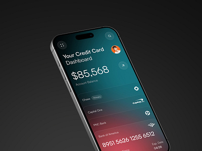 Credit Card Mobile App appinterface cashless credit card creditcardapp cryptocurrency digitalpayments e wallet ewallet finance app financeapp fintech fintechdesign mobileappdesign mobilepayments onlinebanking payment app paymentapp saving saving app visualdesign