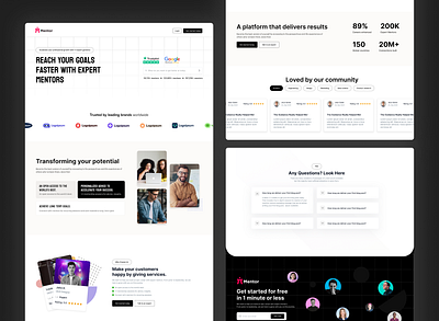 Mentor Finding platform design mentorship ui uiux ux
