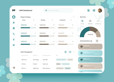 CRM Dashboard for SaaS Website app design crm dashboard saas ui uiux ux web design