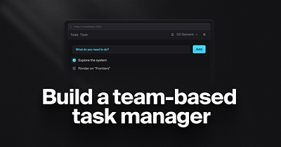 Build a team-based task manager blog header image blog blue button brand design brand identity branding dark mode graphic design header image marketing design minimalist social design social media design table design task manager teal button team based task manager ui design