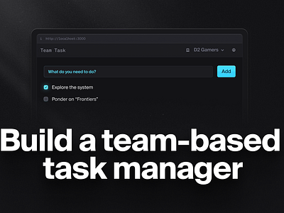 Build a team-based task manager blog header image blog blue button brand design brand identity branding dark mode graphic design header image marketing design minimalist social design social media design table design task manager teal button team based task manager ui design