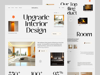 Interior Website Design agency architecture dribbble 2024 furniture home decor interior agency interior architecture interior design interior landing page interior modern design interior room interior web interior website design luxury luxury interior room room ui uiux design web design website design