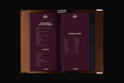 Branding for a hotel in Edinburgh, menu design branding corporate identity design graphic design hotel illustration logo logo design menu menu design restaurant typography ui vector