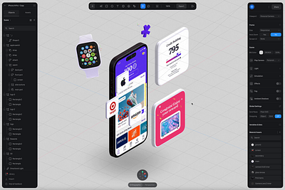 Embed 3D Models in Websites 2d 3d 3d objects animation app branding design figma giveaways illustration iphone mobile mobile app motion rewards spline ux visual design website white