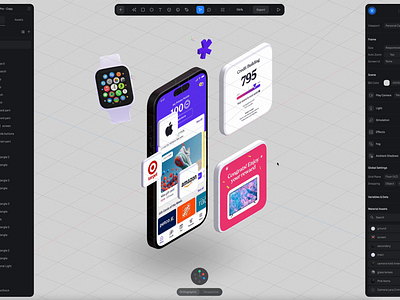 Embed 3D Models in Websites 2d 3d 3d objects animation app branding design figma giveaways illustration iphone mobile mobile app motion rewards spline ux visual design website white