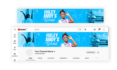 Kids Vloggin Youtube Channel Banner Design graphic design logo design for youtube youtube design tips