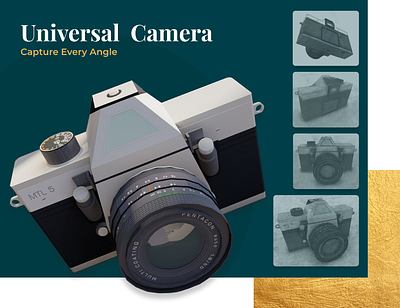 Universal Camera Design 3d animation industry design product design render