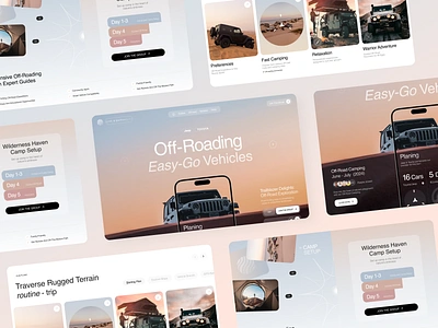 Road Trip Planner activity planner adventure booking clean destination flight landing landing page platform product startup tour tourism travel travel agency travel app trip vacation webdesign website