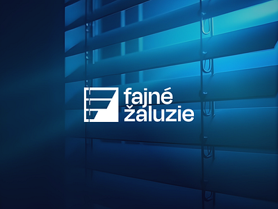 Fajné žaluzie branding graphic design logo