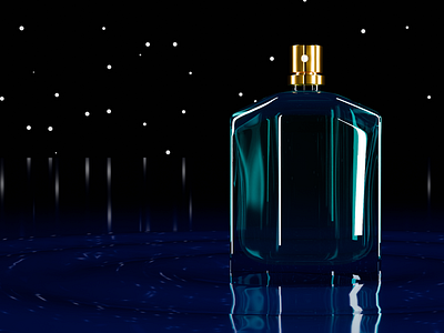 Starlight sea Perfume 3d 3d assets 3d product rendering