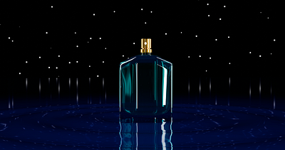 Starlight sea Perfume 3d 3d assets 3d product rendering