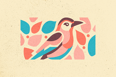 Finch adobe bird design finch graphic design hand drawn illustration illustrator nature outdoors retro traditional vintage wildlife