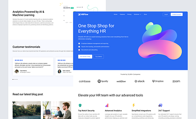 Landing Page Exploration branding concept design landing page minimal ui web web design