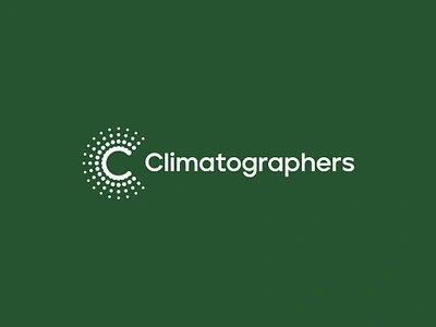 Climatographers - Logo Design brand identity branding climate climate logo commitement course eco education global warming green logo logo design logo mark modern simple sustainability timeless visual identity