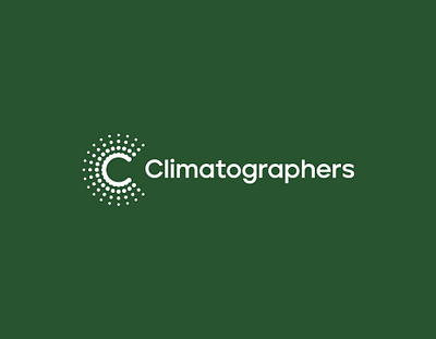 Climatographers - Logo Design brand identity branding climate climate logo commitement course eco education global warming green logo logo design logo mark modern simple sustainability timeless visual identity