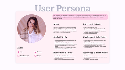 InterCat - User Persona & User Journey ui design user journey user persona ux design