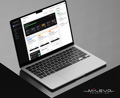 Milev.ai ai design interface mobile responsive security ui web web design