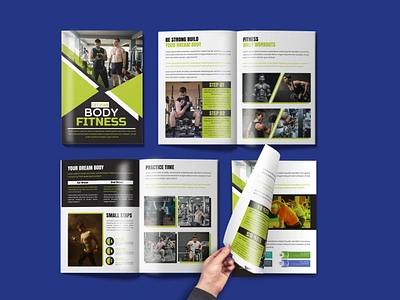 Gym/Fitness Brochure/Catalogue Design a4 annual branding brochure business business flyer business identity catalog catalog design design fitness graphic design gym health care magazine marketing presentation print profile company report