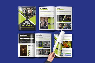 Gym/Fitness Brochure/Catalogue Design a4 annual branding brochure business business flyer business identity catalog catalog design design fitness graphic design gym health care magazine marketing presentation print profile company report