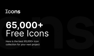 Icons - 65,000+ Free Icons🚀 design icons illustration ui user interface ux vector web design