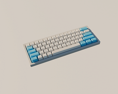 3D - Mechanical Keyboard 3d 3d artist 3d illustration 3d model b3d blender keyboard mechanicalkeyboard