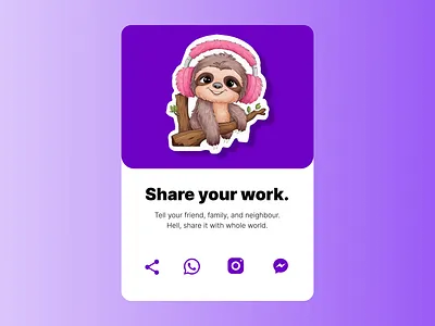 Social Share app branding dailyui design graphic design illustration logo ui ux vector