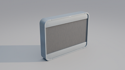 3D model of an Air purifier 3d 3d illustraiton 3d model b3d blender design industrial design