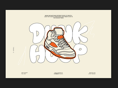 Hypebeast Landing - Style Test 002 agency branding company design fashion graphic design hero hypebeast illustration inspiration landing page logo portfolio shoes sneakers studio ui ux web design website