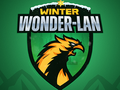 'WINTER WONDER-LAN' art branding daily design esports esports logo esports tournament graphic design identity illustration logo logomark tournament logo ui