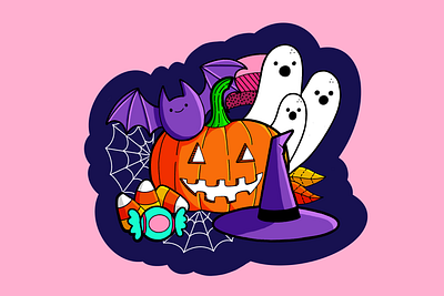 Halloween Sticker procreate sticker sticker art sticker design