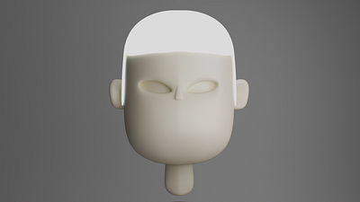 Avatar's head 3d 3d character 3d design blender modeling render