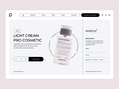 Professional cosmetic cosmetic design e commerce e shop