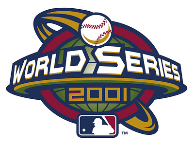 World Series 2001 Logo 3d 3d logo ball logo baseball baseball logo brand logo branding business logo design game logo graphic design illustration logo logo design match logo sports logo vector world series world series 2001 logo world series logo