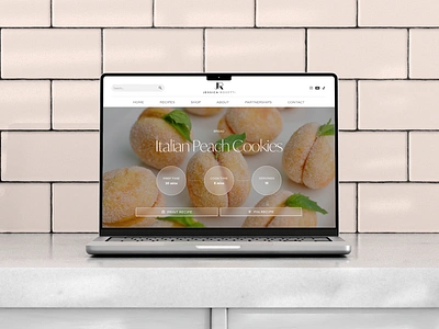 Recipe Website - Modern Food Blogging Experience 3d blog c4d clean elegant food blog foodie minimal modern photography portfolio recipe blog redshift typography ui ux web web design webflow