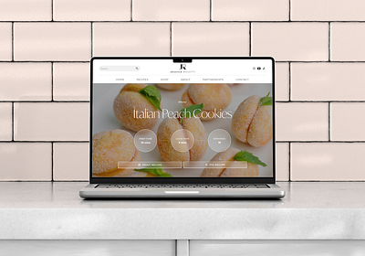 Recipe Website - Modern Food Blogging Experience 3d blog c4d clean elegant food blog foodie minimal modern photography portfolio recipe blog redshift typography ui ux web web design webflow