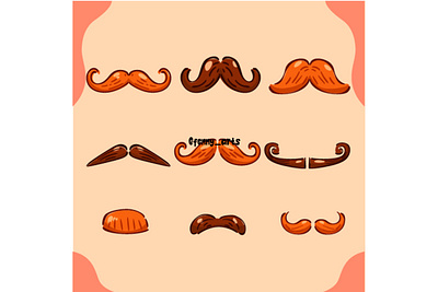 Set Elegant Movember Moustaches Elements barber cancer celebration charity elements hair help illness interface male moustache moustaches movember mustache mustaches set solidarity style symbol vintage